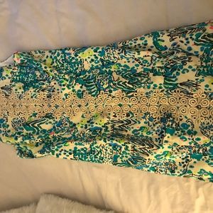 Lily Pulitzer Printed Dress Size 4